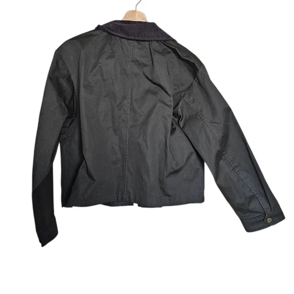 J.Crew Green Cropped Barn Field Jacket For Women Size Small - Picture 3 of 10